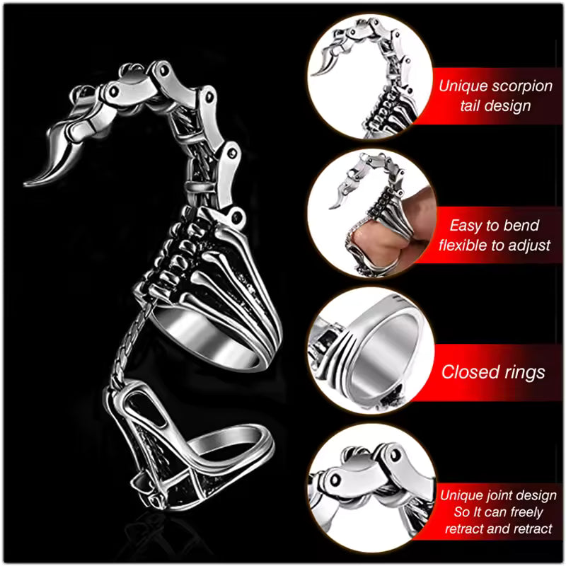 Adjustable Aluminum Scorpion Ring