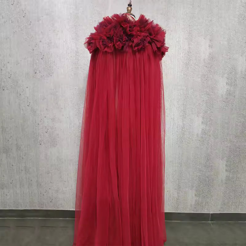Red Sheer Sex Siren Drag Queen Costume