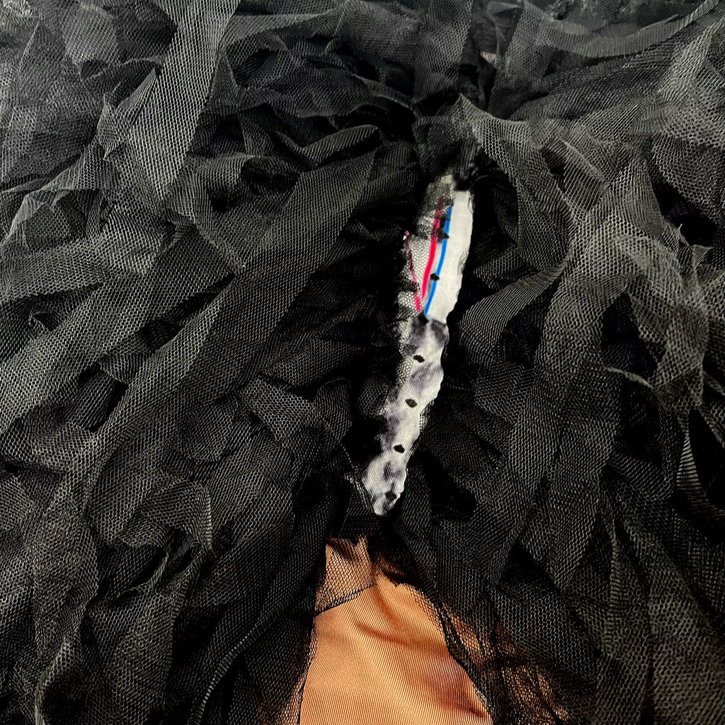 Black Shaggy Drag Queen Dance Costume