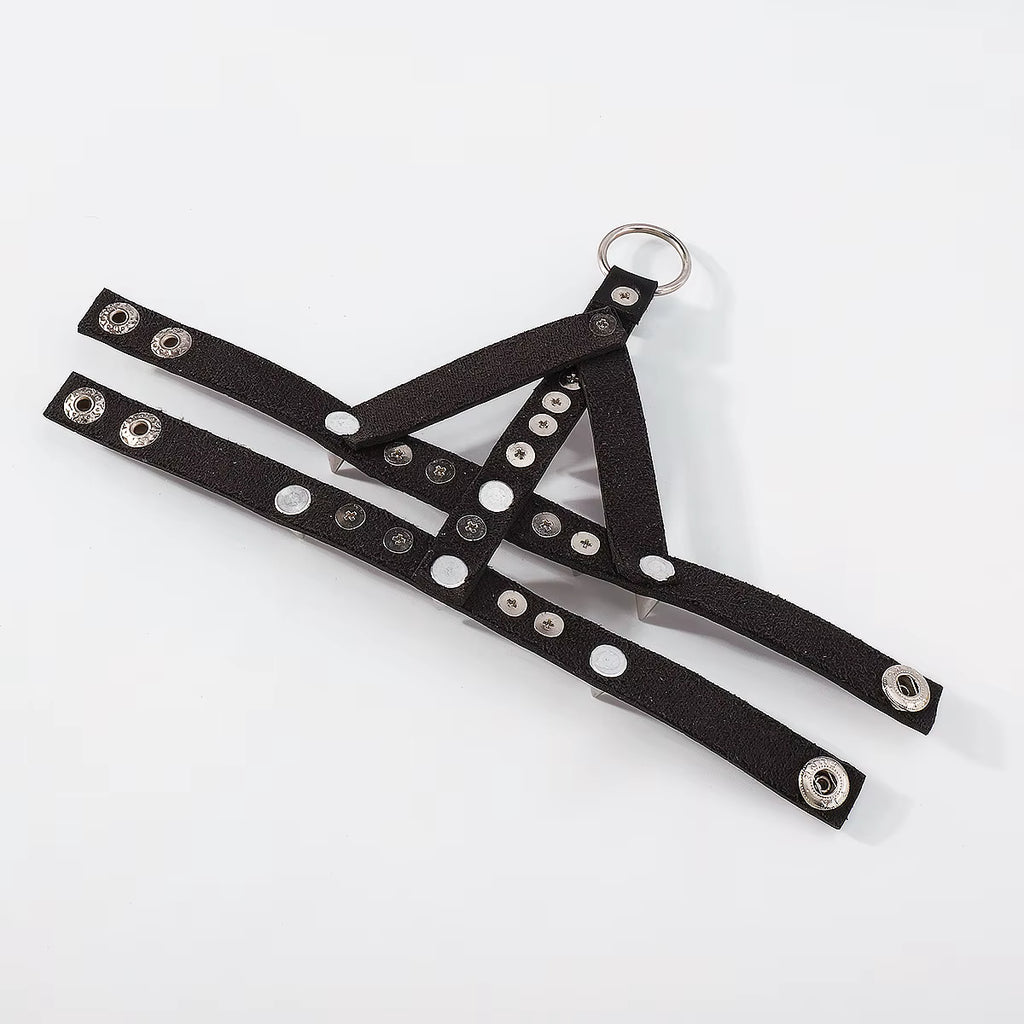 Spiked Faux Geo Bracelet
