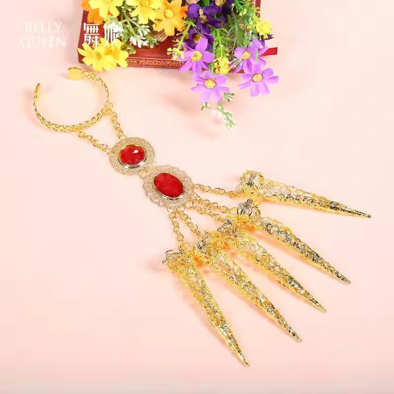 Indian Nail Finger Claws Bracelet