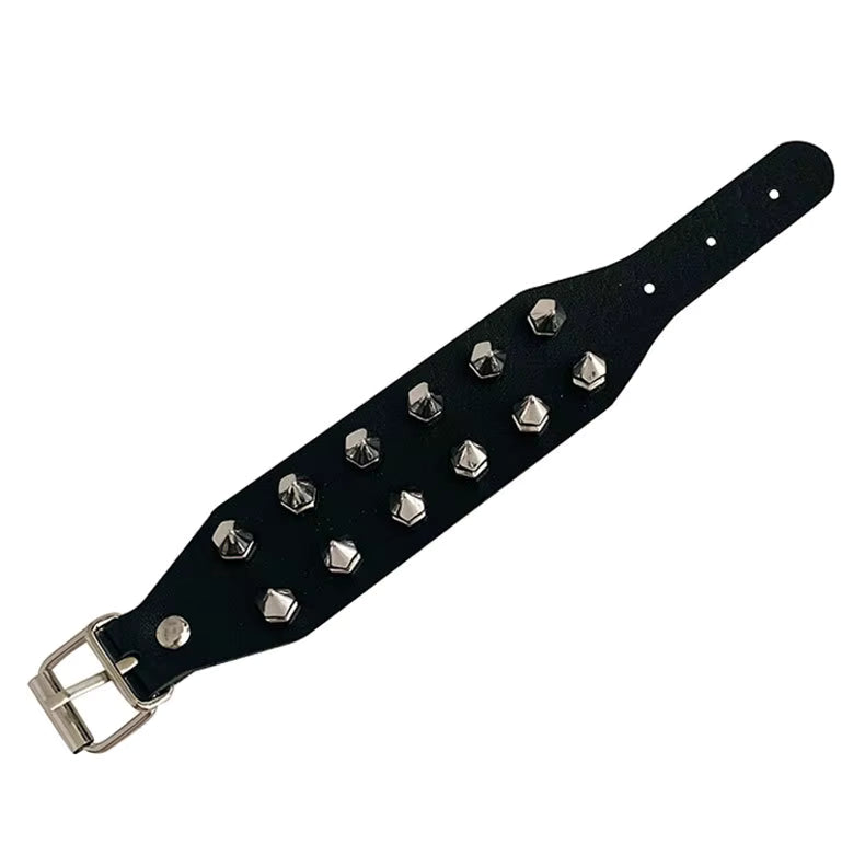 Double Row Spiked Bracelet