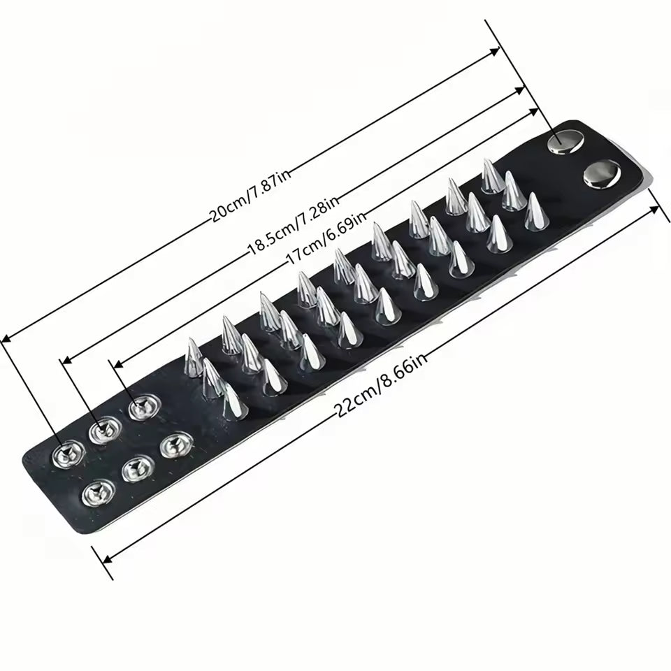 Rock Spiked Bracelet