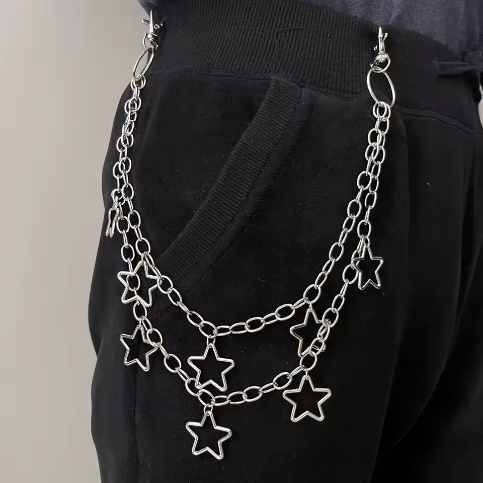 Star Astrology Wallet Chain