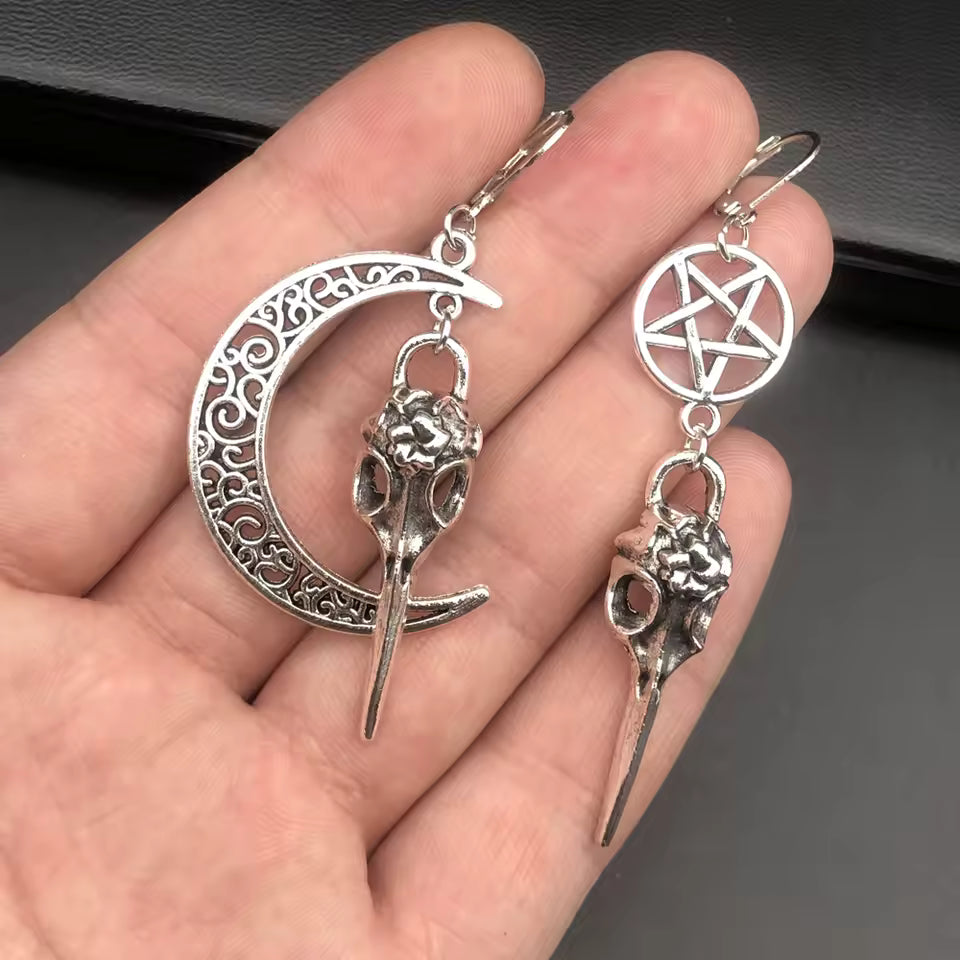 Plague Doctor Star Earrings