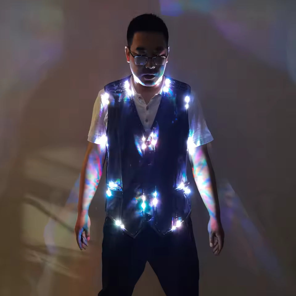 Party Festival Vest Led Light Costume