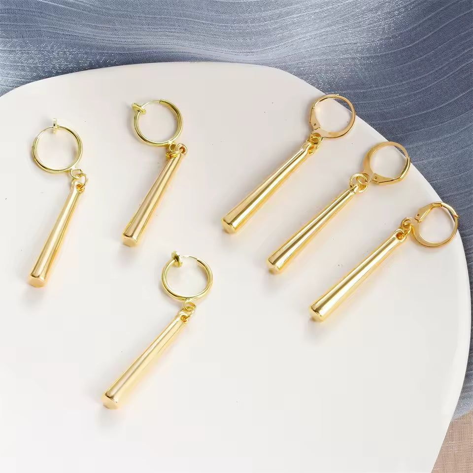 Zoro Gold Anime Cosplay Earrings