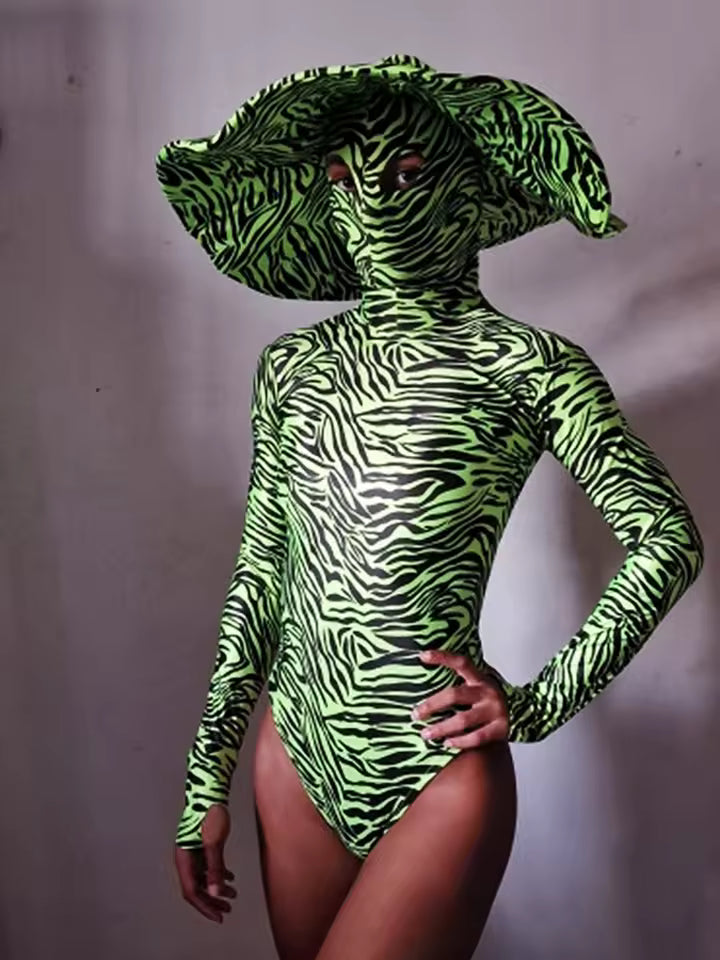 Drag Queen Zebra Hat Costume