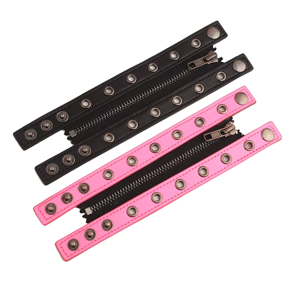Zipper Punk Bracelet