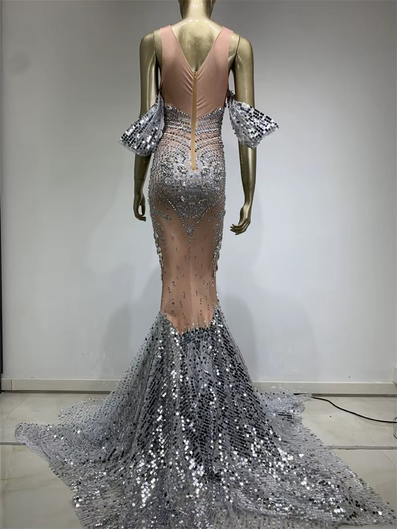 Diamond Sequince Gown