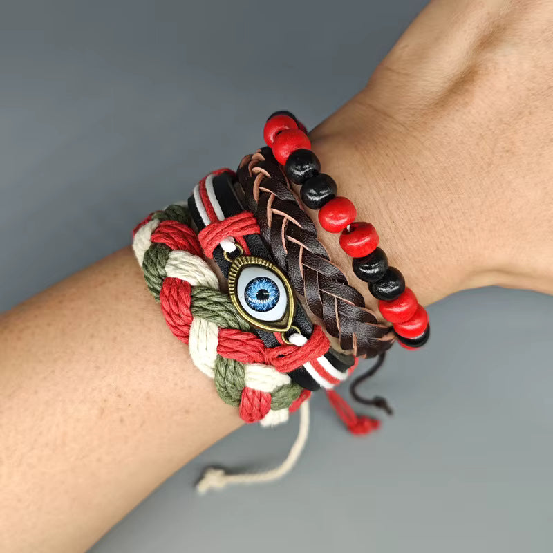 Red Eye Boho Bracelet