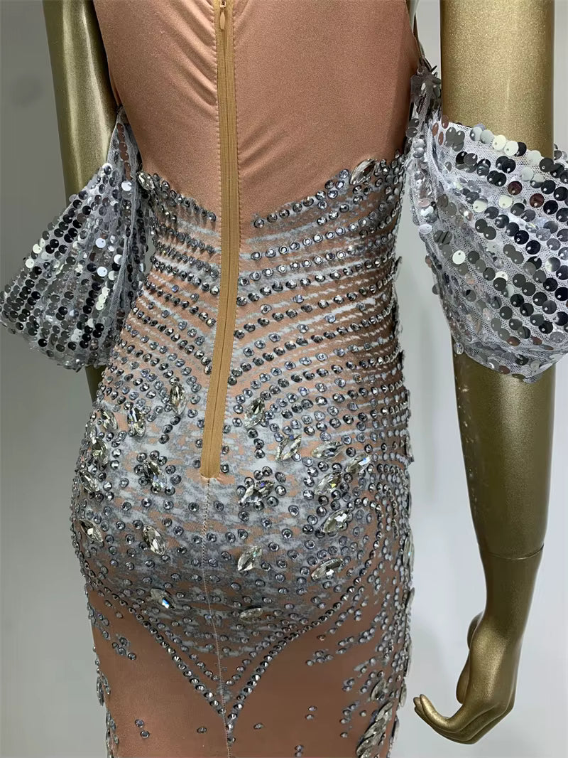 Diamond Sequince Gown