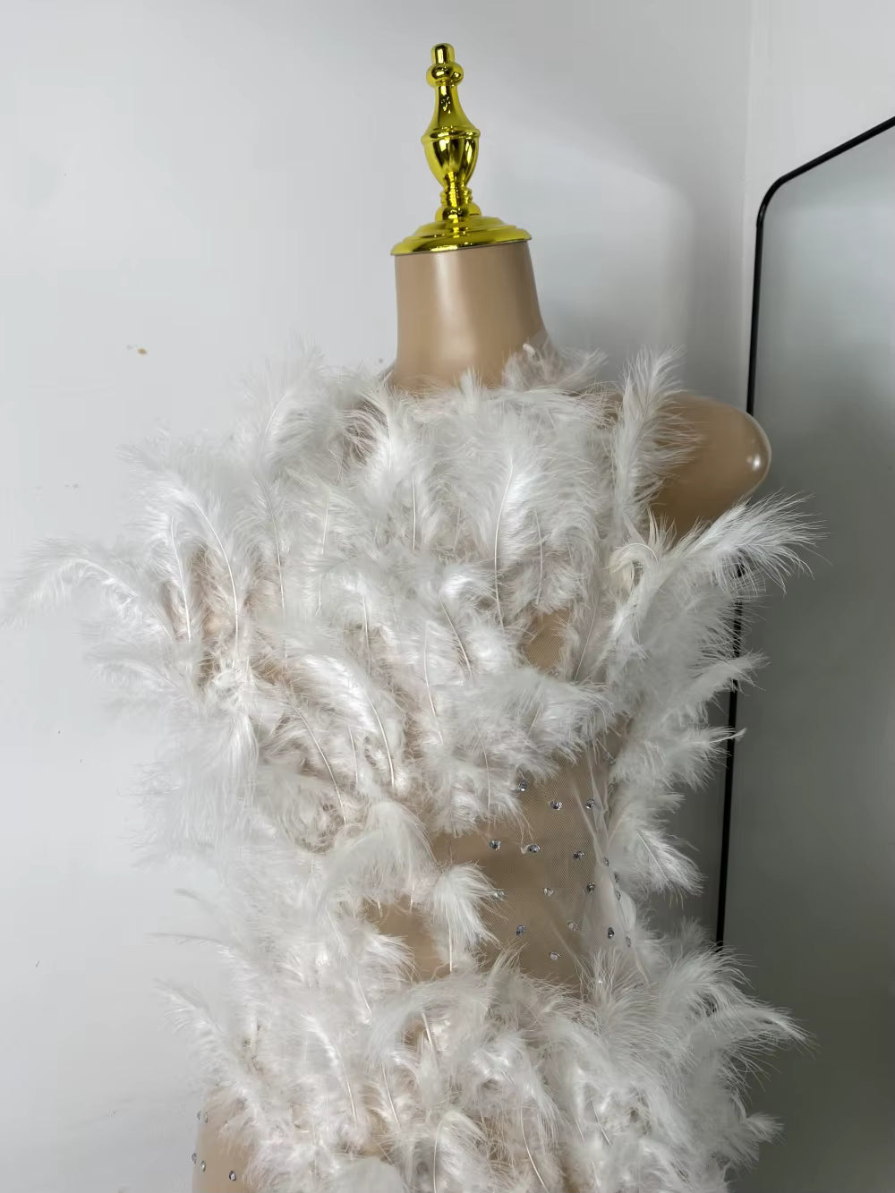 Drag Queen Feather Dress