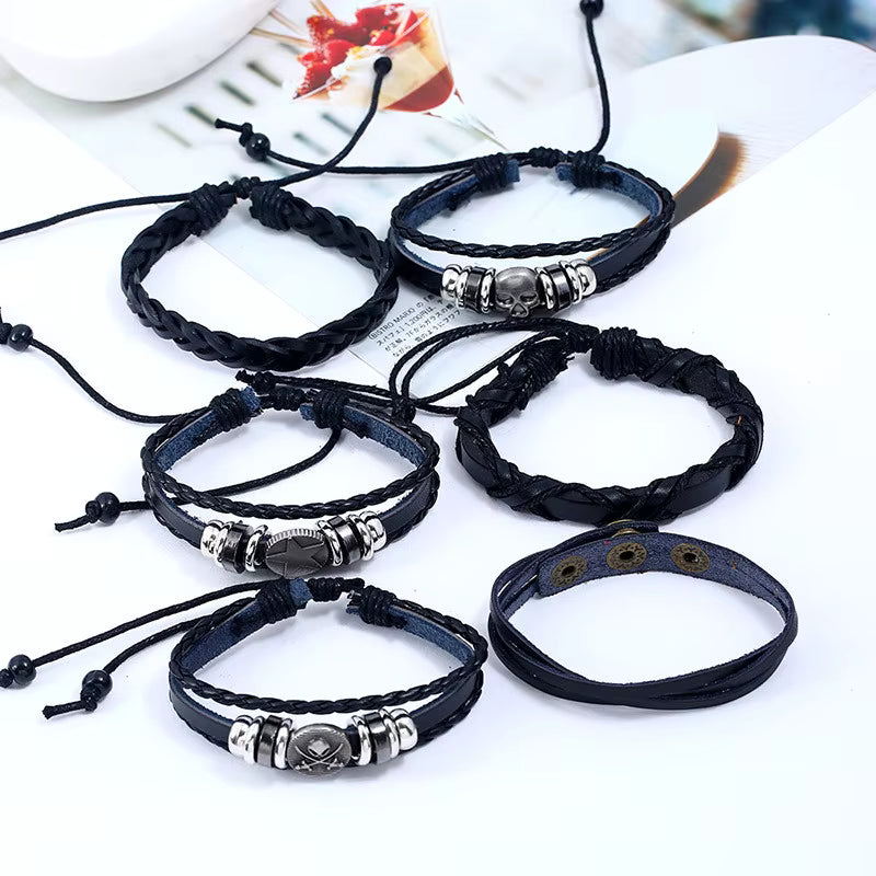 Gothic Punk Bracelet Set
