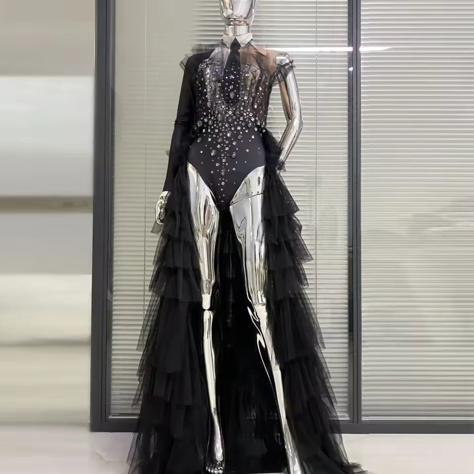 Tuxedo Dress