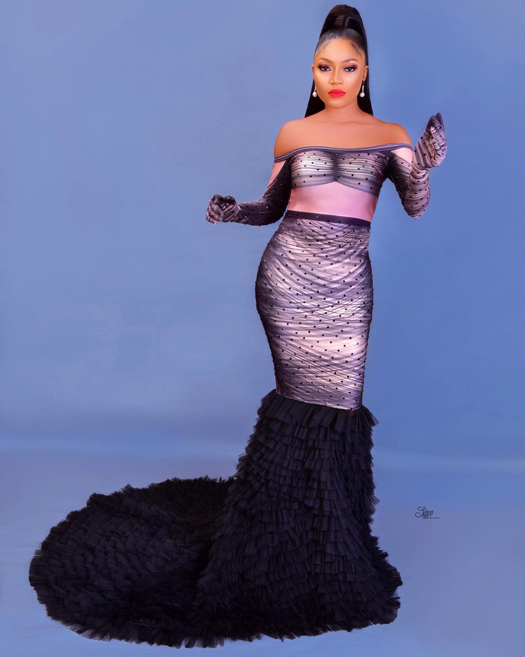 Black TikTok Glove Dress