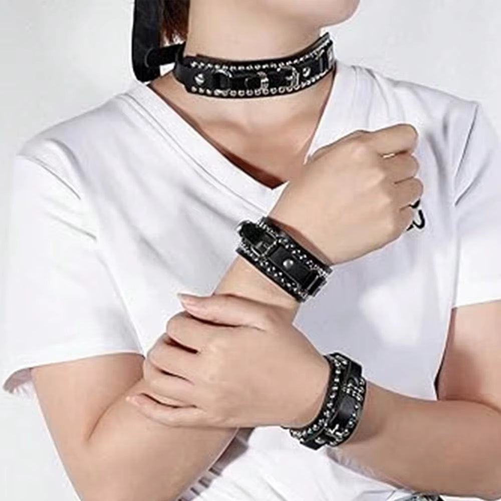 Punk Cuff Bracelet Retro Rock Wristband