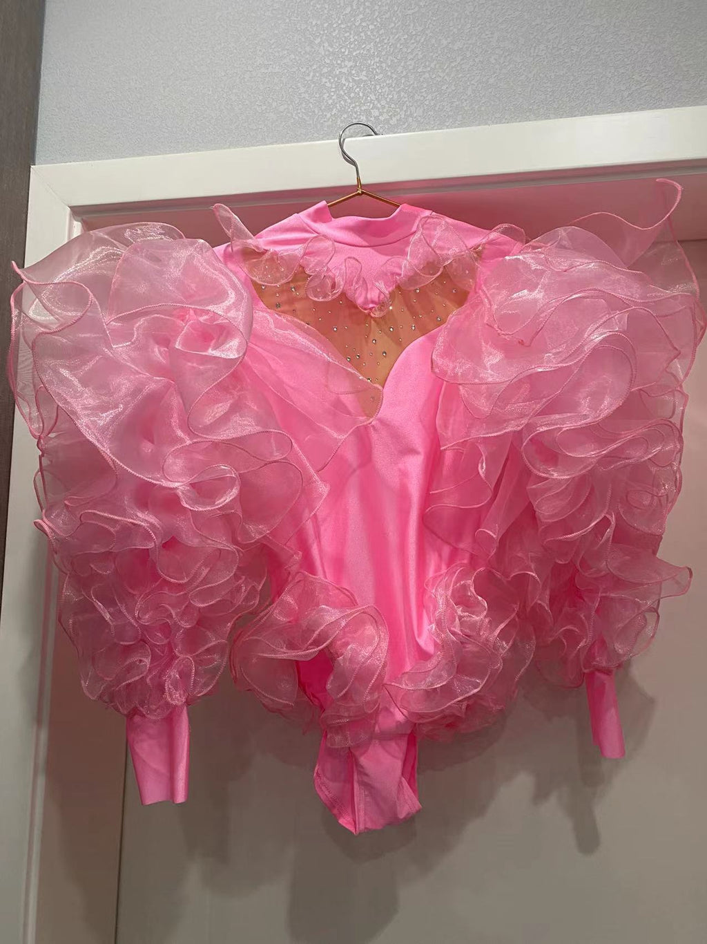 Pink Heart monokini costume