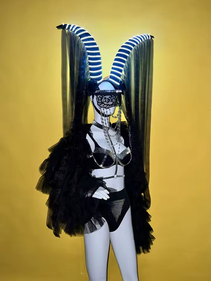 Black Horn Gothic Light Costume