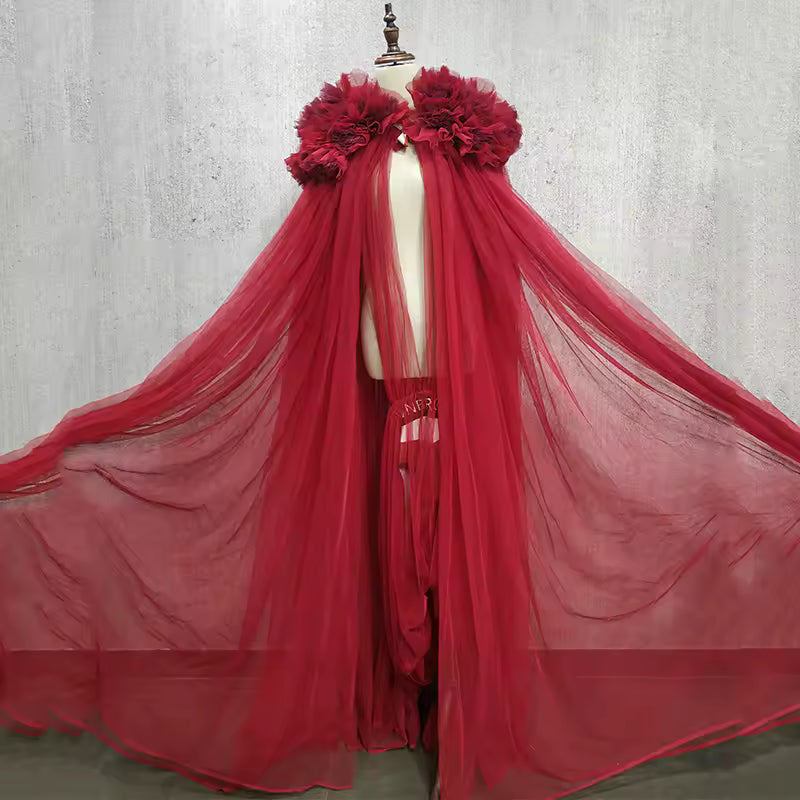 Red Sheer Sex Siren Drag Queen Costume