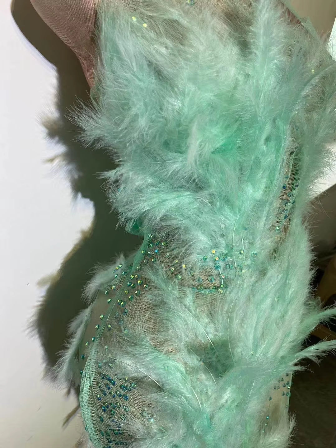 Drag Queen Feather Dress