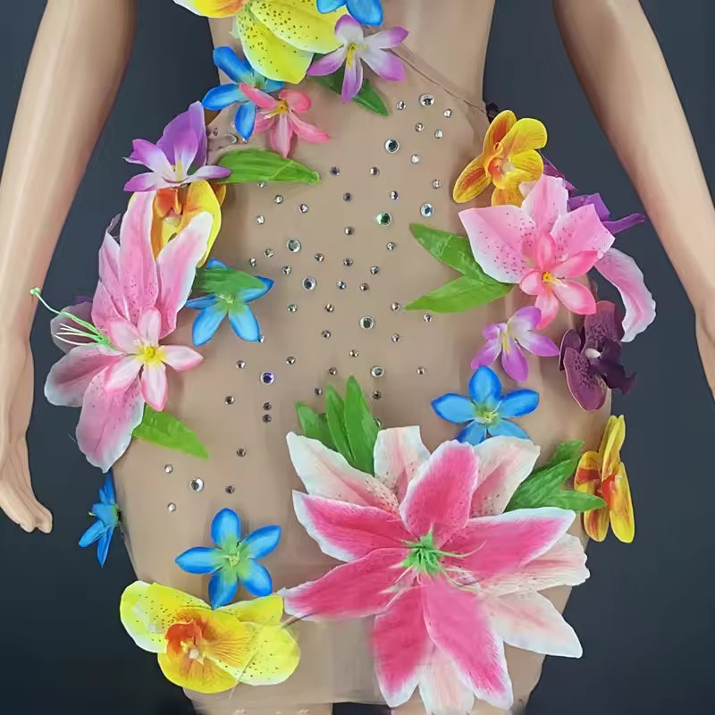 Flower Bikini Dress