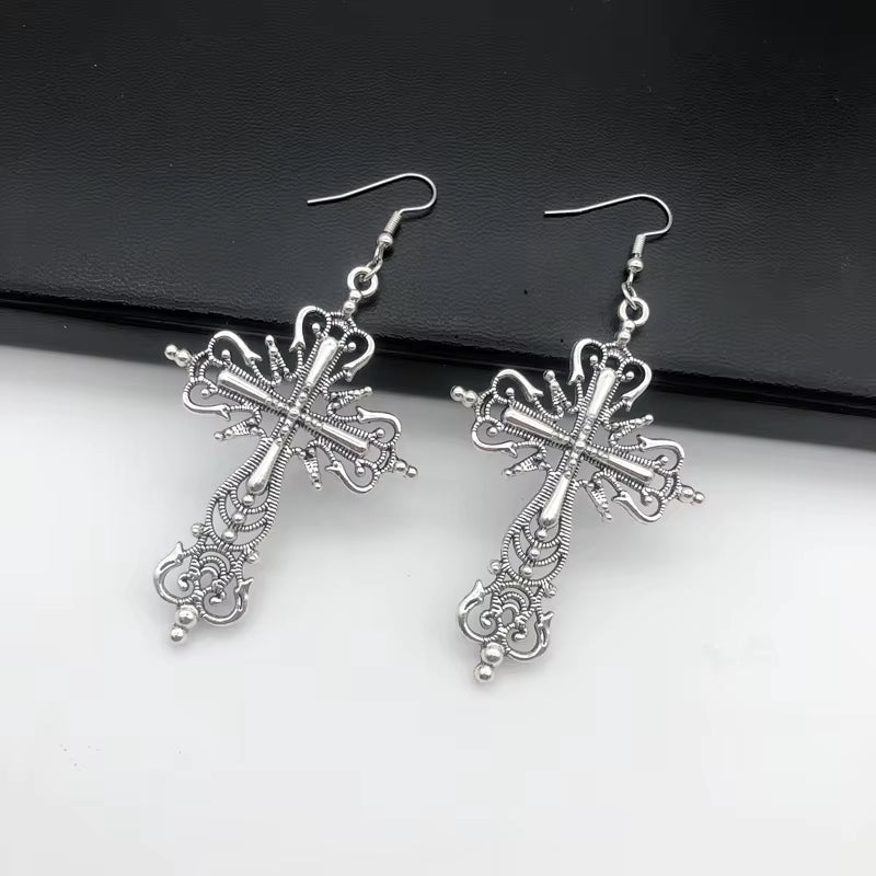 Cross Minimal Earrings