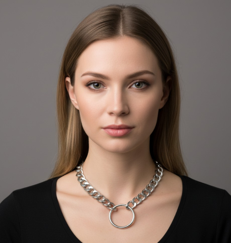 O Ring Chain Necklace