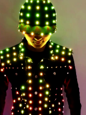 Men Led Light Costume