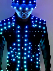 Men Led Light Costume