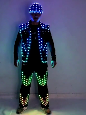 Men Led Light Costume