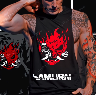 Johnny Silverhand Cyberpunk 2077 Tank Top