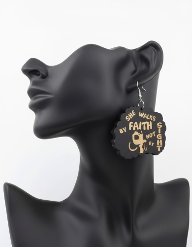 African Tribal Spiritual Earrings