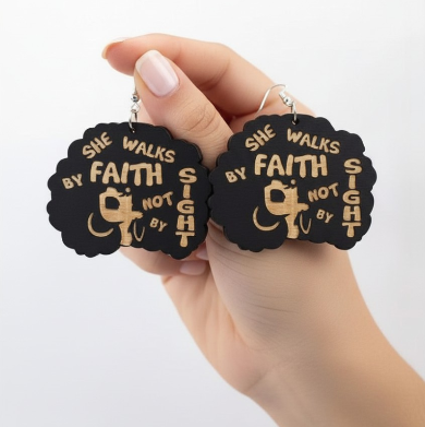 African Tribal Spiritual Earrings