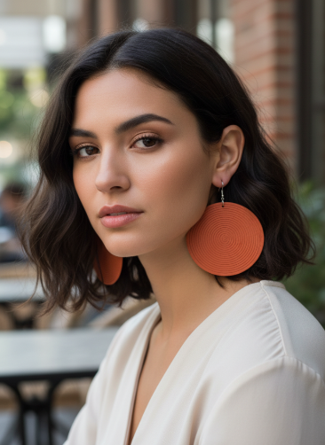 African Tribal Boho Earrings