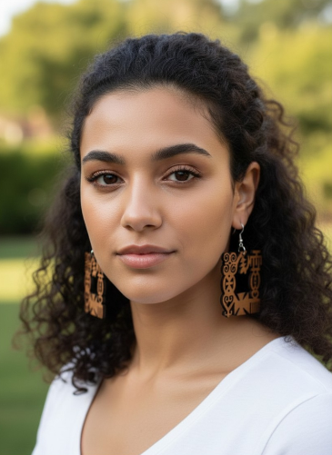 African Tribal Earrings