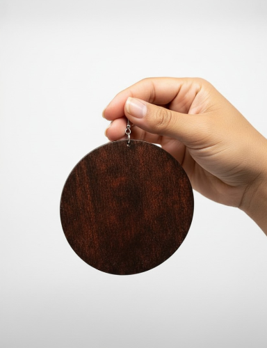 African Tribal Wooden Boho Earrings