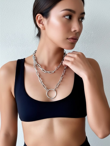 O ring Chain Necklace