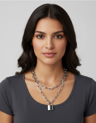 Lock Chain Necklace