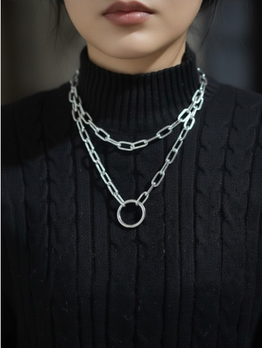 O ring Chain Necklace
