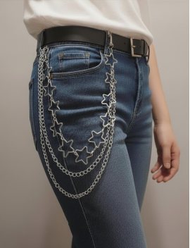 Star Astrology Pants Chain