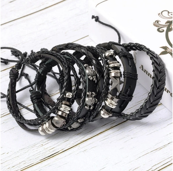 Goth Bracelet Set