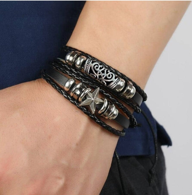 Star Goth Bracelet Set