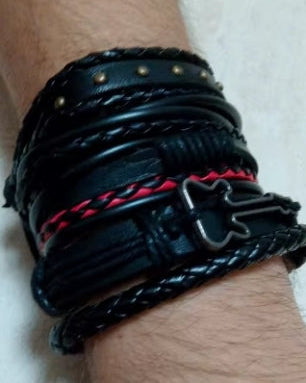 Guitar 4Pc Bracelet Set