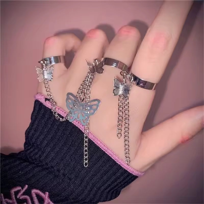 Kurapika Butterfly Chain Ring Anime Cosplay