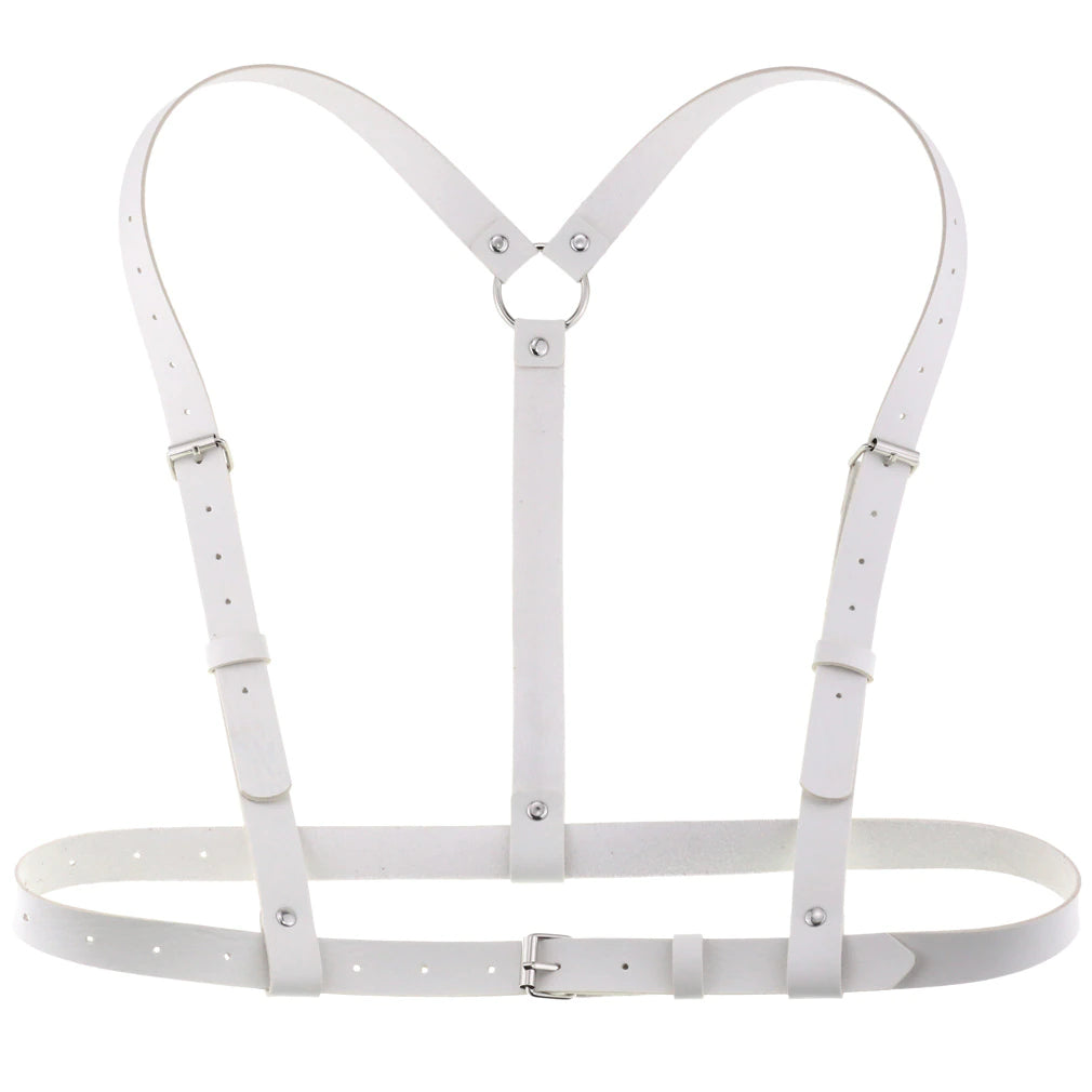 Vegan Leather Suspenders