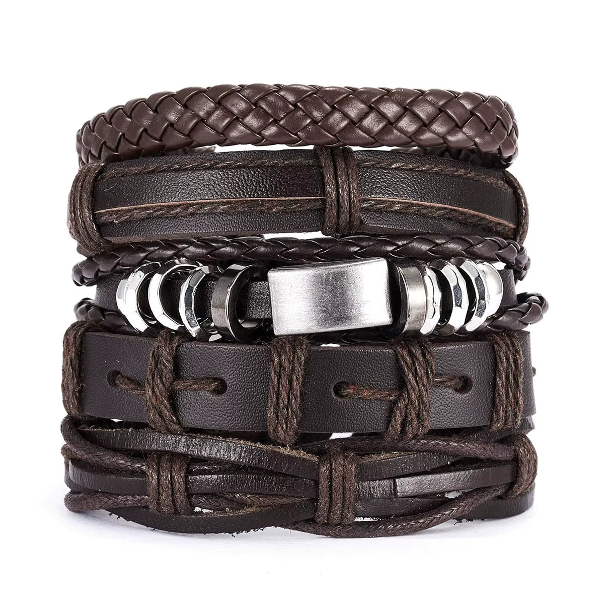 Brown Bracelet Set