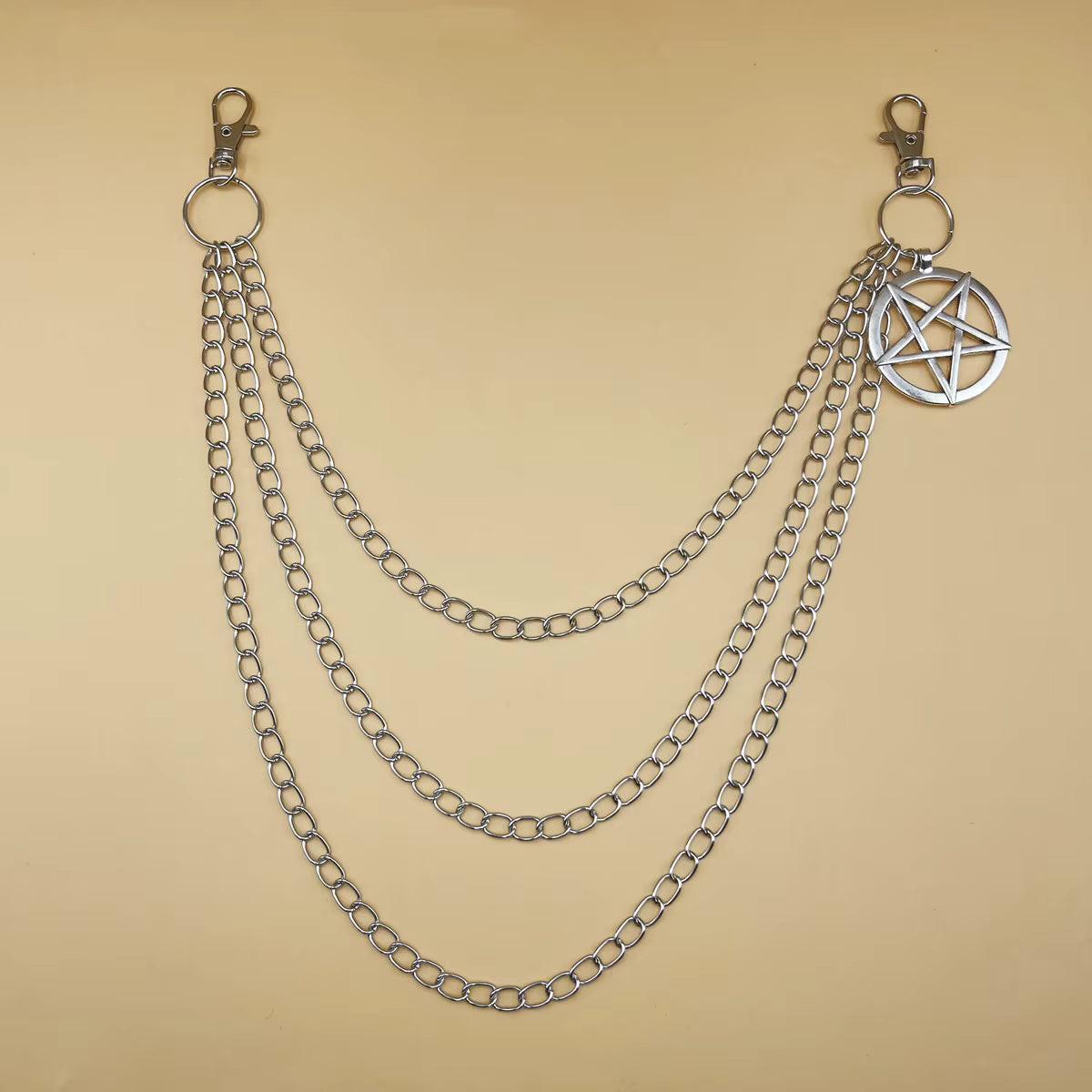 Pentagon Star Astrology Wallet Bag Chain