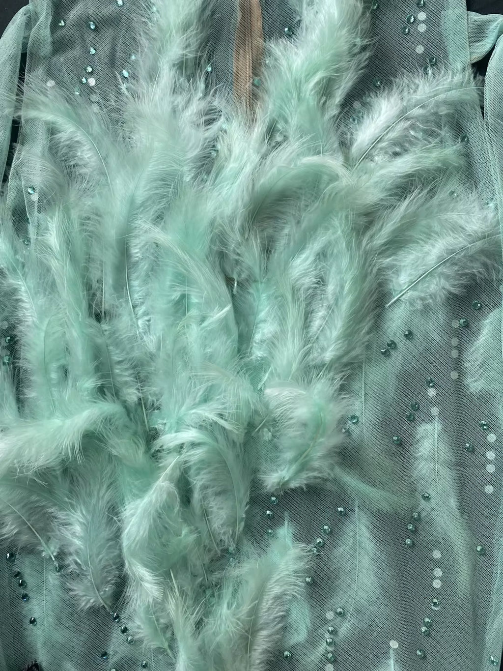 Drag Queen Feather Dress