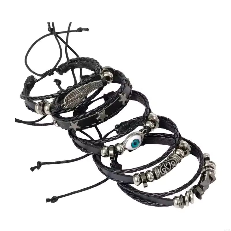 Eye Goth Bracelet Set